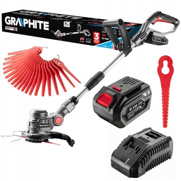 PODKASZARKA AKUMULATOROWA KOSA GRAPHITE 18V +6Ah