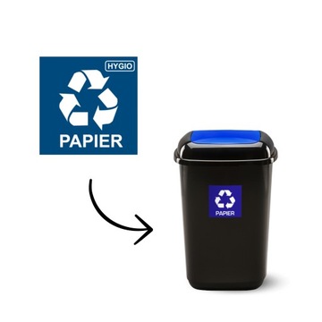 Контейнеры для сортировки мусора, комплект 4 x 12л.