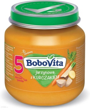 BOBOVITA OBIADEK JARZYNOWA Z KURCZAKIEM 5M+ 125G