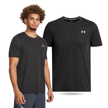 KOSZULKA MĘSKA UNDER ARMOUR TERMOAKTYWNA T-SHIRT SPORTOWY 1376921-025