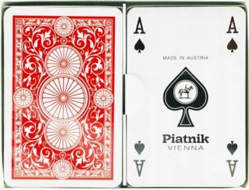 Набор карт Piatnik Wheels: бридж, рамми, покер - 2 колоды, двойные
