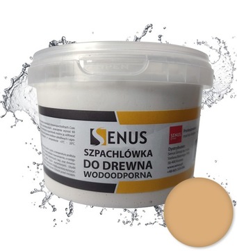 Szpachlówka do drewna WODOODPORNA 1kg BUK ŚREDNI