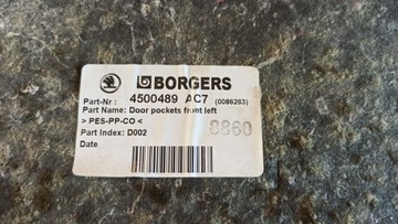 SKODA KODIAQ ДВЕРЬ БОКОВАЯ ЛЕВАЯ ПЕРЕДНЯЯ 567867013 AA