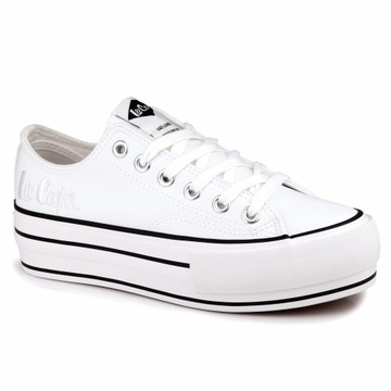 Buty, trampki damskie Lee Cooper White LCW-24-31-2221