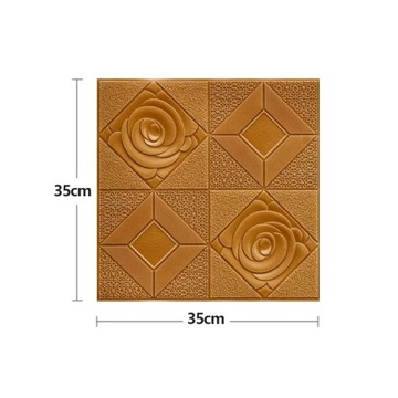 20 sztuk 3D Rose wzór, naklejka na ścianę Panel ś