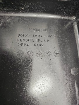 Kymco Movie XL 125 wypełnienie nadkole obudowa osłona