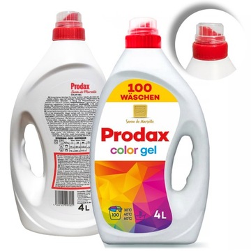 ŻEL DO PRANIA PRODAX 4L KOLOR NIEMIECKI SKONCENTROWANY WYDAJNY MOCNY