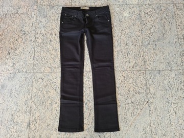 FISHBONE czarne jeansy r.29/32 elastan j.NOWE