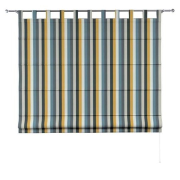 Винтажные рулонные шторы Oldschool с геометрическим узором 130x170