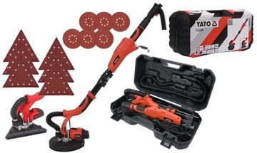 SZLIFIERKA DO GŁADZI GIPSU 710W NA WYSIĘGNIKU 2 GŁOWICE YATO YT-82350