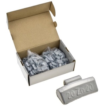 CIĘŻARKI DO FELG ALUMINIOWYCH NABIJANE CYNKOWE ZN/A 20G 100 SZT. STIX