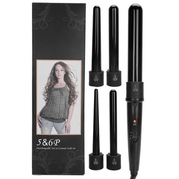 Щипцы для завивки со светодиодной подсветкой 5 в 1 Регулируемая температура