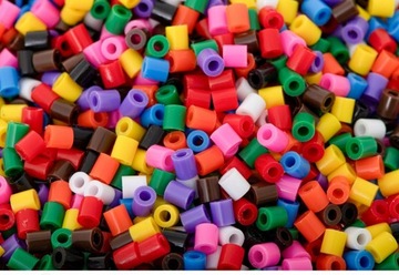 НАБОР ГЛАДЯЩИХ БУСИН 5000 ШТ + ШАБЛОНЫ