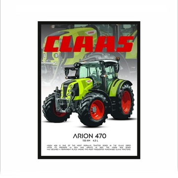 Obraz na ścianę traktor CLAAS Arion 470
