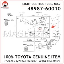 PŘÍVOD ULOŽENÍ ZAVĚŠENÍ LEVÝ ZADNÍ TOYOTA LAND CRUISER 48987-60010 OEM