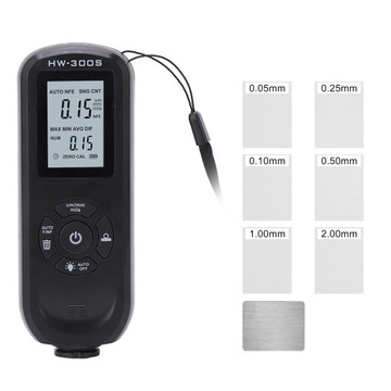 MIERNIK TESTER CZUJNIK GRUBOŚCI LAKIERU LCD 0-2000UM CZARNY