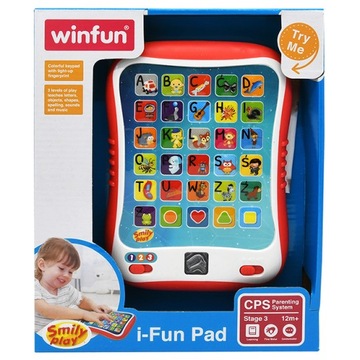 BYSTRY TABLET EDUKACYJNY INTERAKTYWNY SMILY PLAY