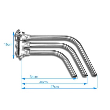 SOLIDNY STALOWY STATYW 2,7m ŻURAW PRO BOOM C-STAND