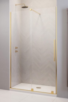 Золотые двери RADAWAY Furo Gold DWJ 160x200 ЛЕВАЯ