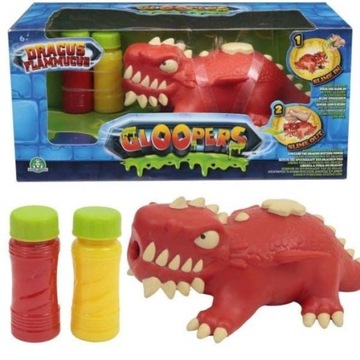 SMOK PLUJĄCY GLUTEM FIGURKA GLOOPERS GLUTY 2x30g ZABAWA BITWA SMOKÓW