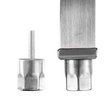 Столешница рабочая ГАСТРОНОМИЧНАЯ с ПОЛКОЙ 140х70 из нержавеющей стали Мега-М