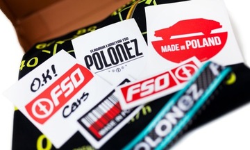 КОРОБКА Подарочная футболка M Polonez Borewicz прикрепляет шнурок