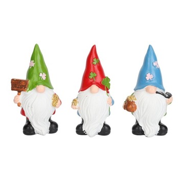 Figurki gnome śliczne miniaturowe dekoracyjne żywica gnome statua 69