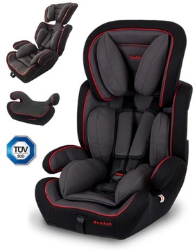 Fotelik samochodowy dla dziecka Bebico COMFORT RED 9-36 kg