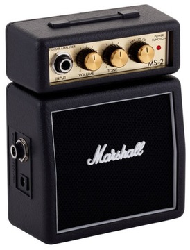 Гитарный усилитель Marshall MS-2 MicroAmp Black Mini мощностью 1 Вт