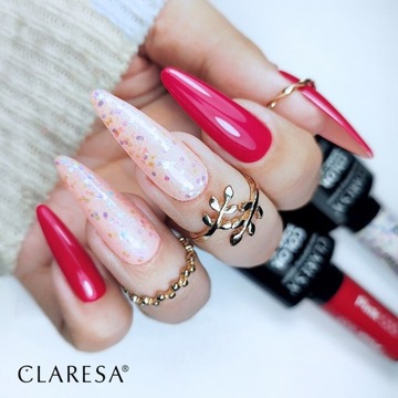CLARESA GLITTER 2 Гибридный лак для ногтей 5 мл