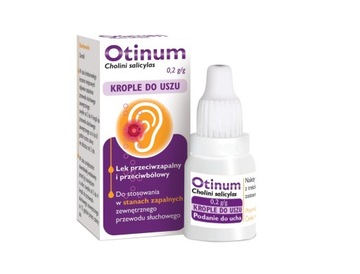 Otinum krople do uszu 0,2 g/g, 10 g
