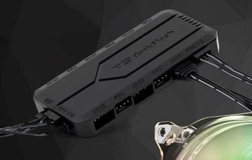 Модуль контроллера вентилятора Darkflash RC2 для компьютера RGB PWM 4-PIN