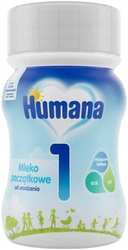HUMANA 1 MLEKO POCZĄTKOWE OD URODZENIA PŁYN 90ml