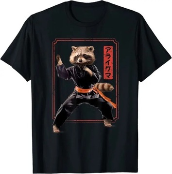 Koszulka New Limited Funny Racoon Martial Arts, Karate Jiu J T-Shirt