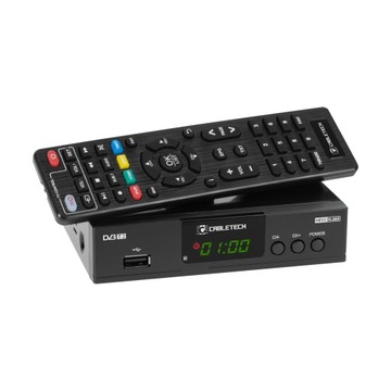 Tuner dekoder TV DVB-T2 H.265 HEVC USB Cabletech URZ0338A