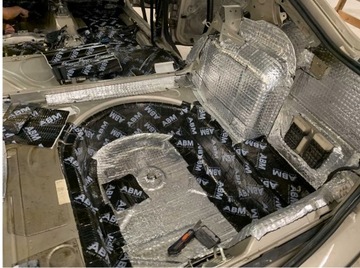 Коврик шумоизоляционный в арки автомобиля, бутил, 2,0 мм, 400х50 см