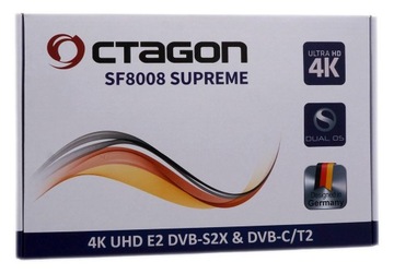 Octagon SF8008 SUPREME 4K COMBO DVB-S2X/T2 WIFI BT OPENATV 7.3 CCCAM OSCAM