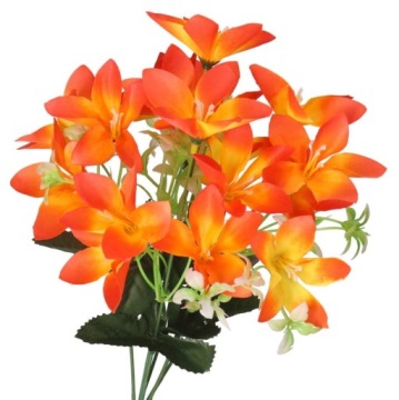SZTUCZNE KWIATY ROŚLINY BUKIET LILIE GAŁĄZKI