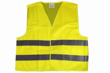KAMIZELKA OSTRZEGAWCZA ŻÓŁTA XXL