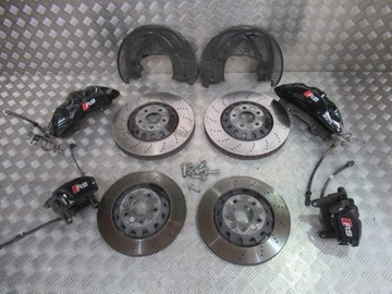 HAMULCE TARCZE RS4 RS5 8W A6 A7 C8 KOMPLET