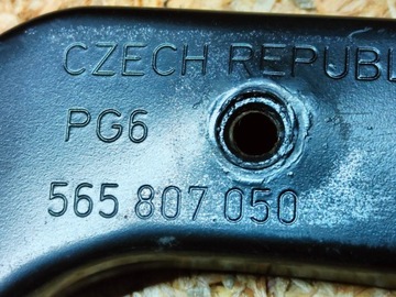 DRŽÁKY VÝZTUHA NÁRAZNÍKU PRAVÝ PŘEDNÍ SKODA KODIAK 2017–2019 565807050