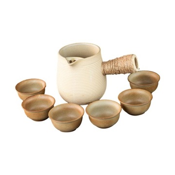 Ceramiczny dzbanek do herbaty z luźnymi liśćmi i bocznym uchwytem Czajnik