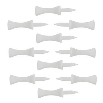 Tee z piłeczkami golfowymi Plastikowe koszulki golfowe Golfowe kołki ograniczające Plastikowe Golfy 51mm Białe