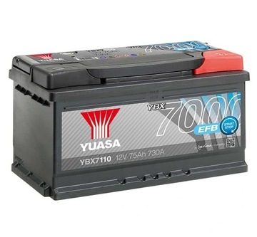 YUASA YBX7110 12V 75AH 730A EFB START-STOP