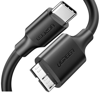 USB C — КАБЕЛЬ micro USB 3.0 для накопителя UGREEN длиной 1 м
