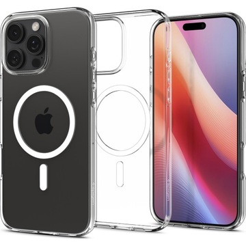 ПРОЗРАЧНЫЙ ГИБКИЙ ЧЕХОЛ SPIGEN MAGSAFE TPU ДЛЯ IPHONE 16 PRO