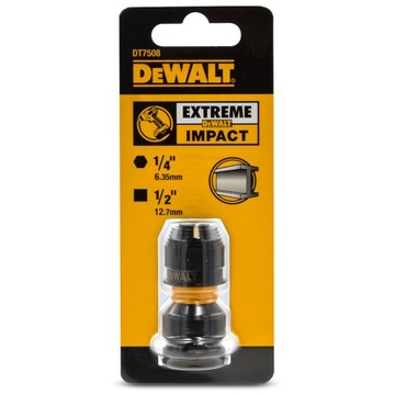 Adapter Udarowy Bitów Klucza Przejściówka 1/2x1/4
