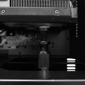 Держатель видеокарты Vc Mini Bracket, регулируемая высота для mATX ITX, черный