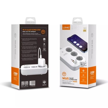 Светодиодный удлинитель SMART WiFi USB TUYA QC3.0 PD