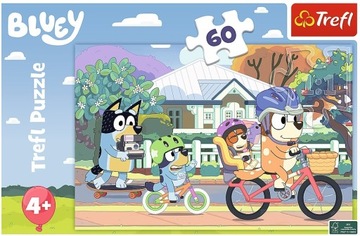 Пазл 60 деталей Веселый Голубой